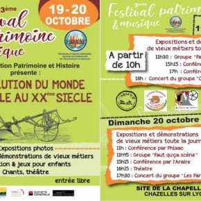 FESTIVAL PATRIMOINE & MUSIQUE voire quelques photos FESTIVAL PATRIMOINE & MUSIQUE voire quelques photos